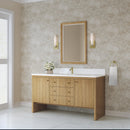 James Martin Hudson 60" Single Bathroom Vanity, Light Natural Oak
