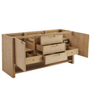 James Martin Solene 72" Double Bathroom Vanity, Seaside Oak
