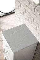 James Martin Athens 15" Base Cabinet, Glossy White