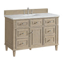James Martin Lorelai 48" Single Bathroom Vanity, Whitewashed Oak