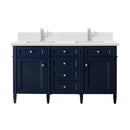 James Martin Brittany 60" Double Bathroom Vanity, Victory Blue