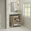 James Martin Breckenridge 30" Single Bathroom Vanity, Whitewashed Oak