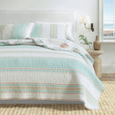 Coastal Printed Cotton Quilt Set - St. Augustine Collection by Great Bay Home