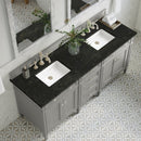 James Martin Brittany 72" Double Bathroom Vanity, Urban Gray