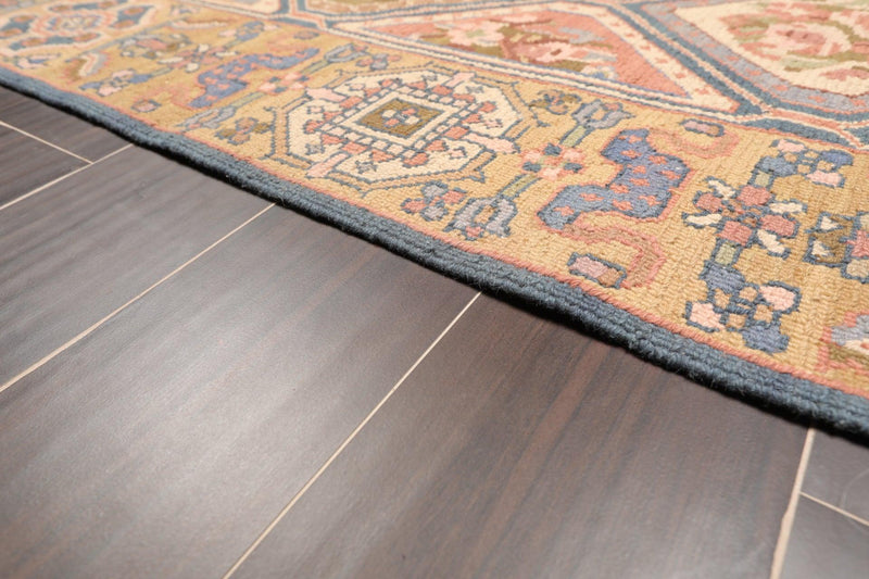 3'10"x5'10" Hand Knotted 100% Wool Reversible Area Rug