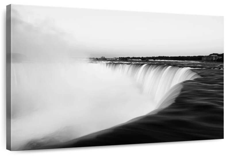 Monochromatic Niagara Falls Wall Art