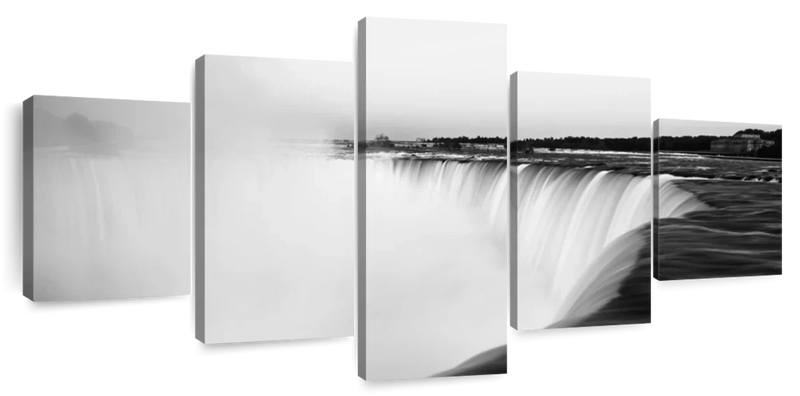 Monochromatic Niagara Falls Wall Art