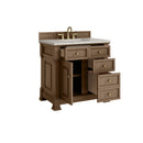 James Martin Brookfield 36" Single Bathroom Vanity, Pecan