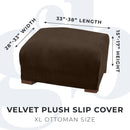 Velvet Stretch Slipcover - Gale Collection by Great Bay Home