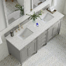 James Martin Brittany 72" Double Bathroom Vanity, Urban Gray
