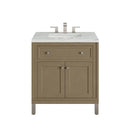 James Martin Chicago 30" Single Bathroom Vanity, Walnut Whisper