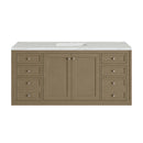 James Martin Chicago 60" Single Bathroom Vanity, Walnut Whisper