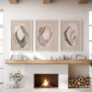 Vintage Oyster Shell Sketch. Minimalist Coastal Wall Art Set by Wall Art Set
