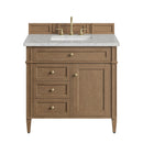 James Martin Brittany 36" Single Bathroom Vanity, Pecan