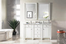 James Martin Bristol 60" Double Bathroom Vanity, Bright White