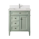 James Martin Brittany 30" Single Bathroom Vanity, Sage Green