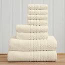 100% Cotton Checkered Jacquard Bath Towel Set - Giuliana Collection by Great Bay Home