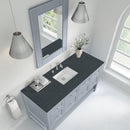 James Martin Breckenridge 60" Single Bathroom Vanity, Serenity Blue