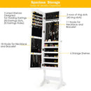 Mirrored Lockable Jewelry Cabinet Armoire Organizer Storage Box by LJGDeals