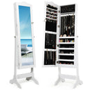 Mirrored Lockable Jewelry Cabinet Armoire Organizer Storage Box by LJGDeals