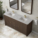 James Martin Gracyn 72" Double Bathroom Vanity, Sable