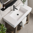 James Martin Auburn 36" Single Console Vanity, Weathered Timber