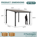 Aera Hardtop Lean to Gazebo