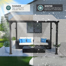 Aera Hardtop Lean to Gazebo