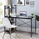 47.5 Inch Writing Study Computer Desk with 4-Tier Shelves by LJGDeals
