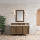 James Martin Brittany 60" Single Bathroom Vanity, Saddle Brown
