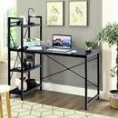 47.5 Inch Writing Study Computer Desk with 4-Tier Shelves by LJGDeals