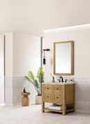 James Martin Breckenridge 30" Single Bathroom Vanity, Light Natural Oak