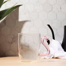 3D Flamingo Glass Mugs