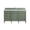 James Martin Brittany 60" Single Bathroom Vanity, Smokey Celadon