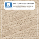 100% Cotton Checkered Jacquard Bath Towel Set - Giuliana Collection by Great Bay Home