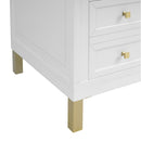 James Martin Chicago 60" Double Vanity Cabinet, Glossy White