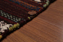 3'8" x 4'8" Hand Woven Afghani Tribal Kilim 100% Wool area rug Rust