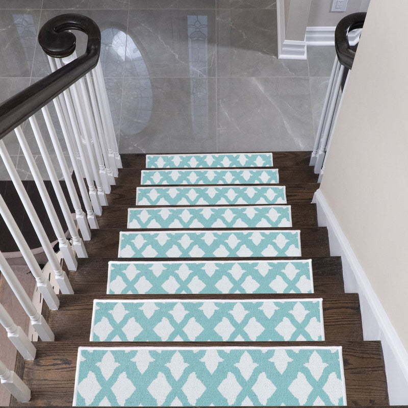 New Age Floral Design 9" X 28" Stair Treads