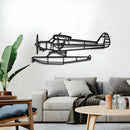 PA-18-150 Super Cub Metal Aircraft Wall Art - NCP0595
