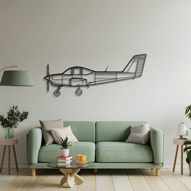 PA-38 Tomahawk Metal Aircraft Wall Art - NCP0240