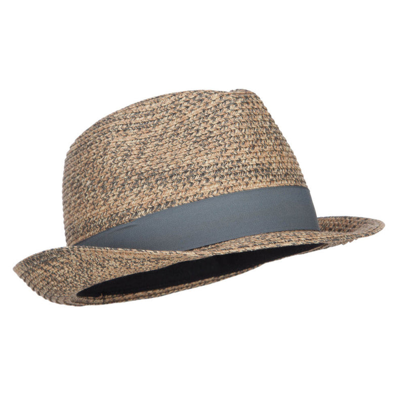 Men's Paper Braid Band Fedora