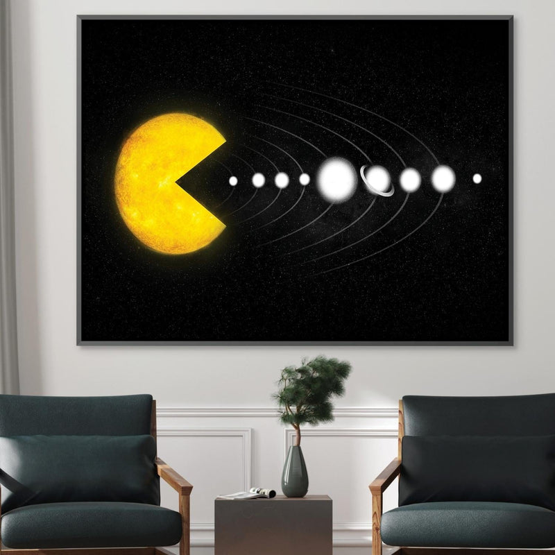 Pac Planets Canvas