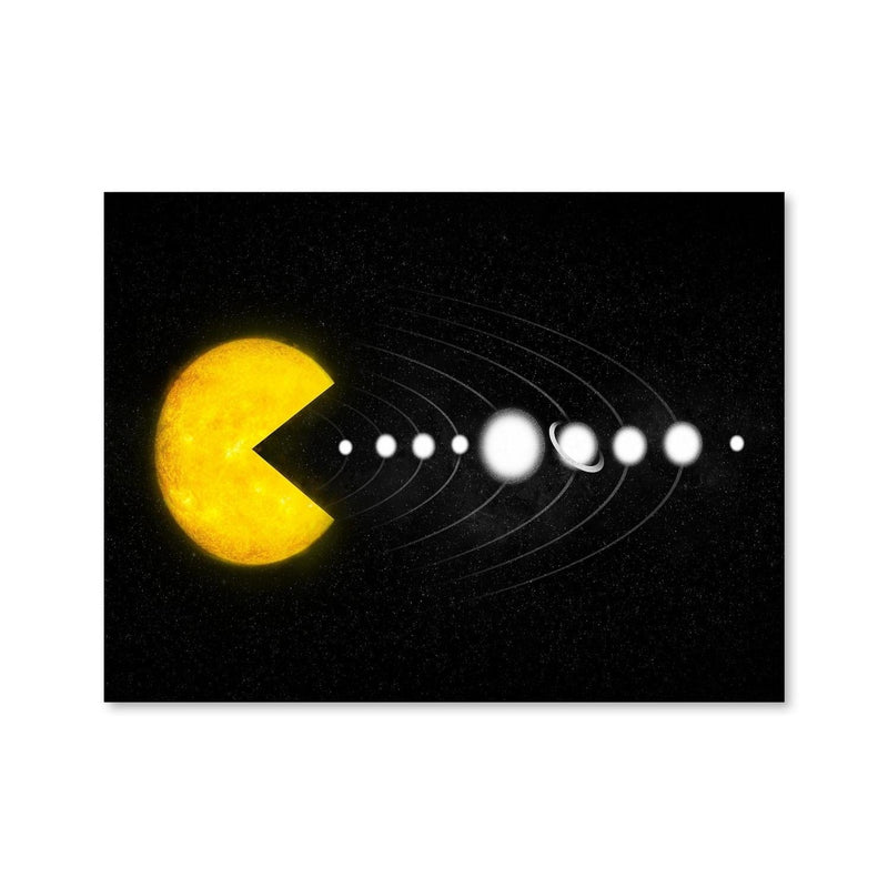 Pac Planets Canvas