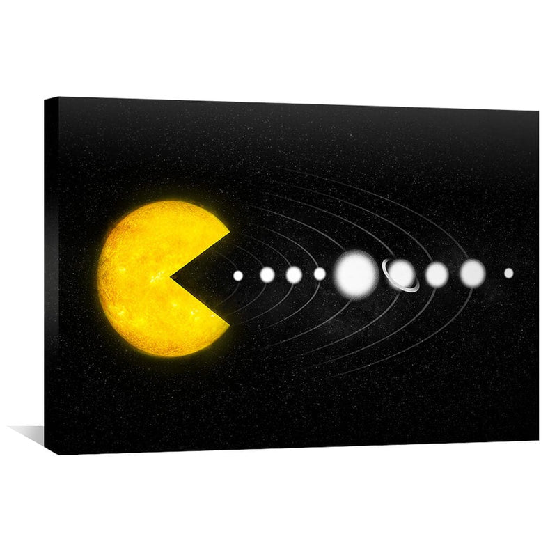 Pac Planets Canvas