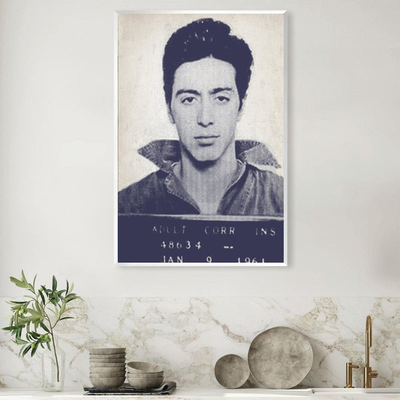 Pacino Mugshot Canvas