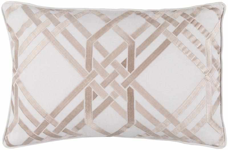 Leimuiden Metallic Champagne Pillow Cover