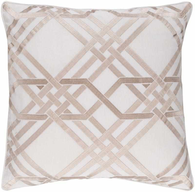 Leimuiden Metallic Champagne Pillow Cover