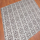 5' x 8' Handmade 100% Wool Flatweave Area rug Beige