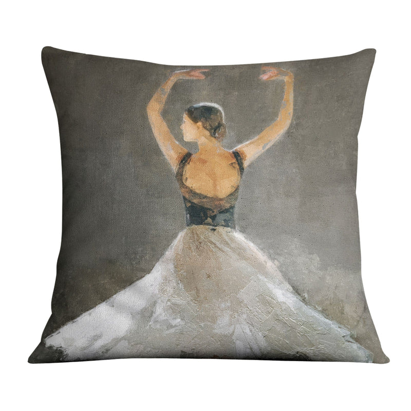 Painted Ballerina Cushion