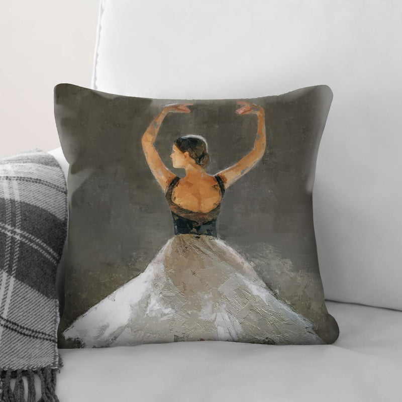 Painted Ballerina Cushion